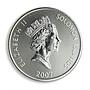 Solomon Islands 5 dollars Year of Pig Lunar Calendar silver coin 2007