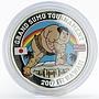 Tuvalu 1 dollar Grand Sumo Tournament Hawaii colored proof silver coin 2007