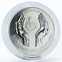 Libya 5 dinars International Year of Disabled Persons BU silver coin 1981