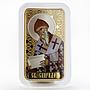 Cameroon 1000 francs Saint Spyridon Christian colored gilded silver coin 2020