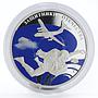 Cameroon 1000 francs Defenders of Fatherland colored silver coin 2019