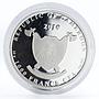 Cameroon 1000 francs Defenders of Fatherland colored silver coin 2019