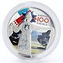 Cameroon 1000 francs 100th Anniversary of Karelia women deer silver coin 2019