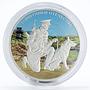 Cameroon 1000 francs Defenders of Fatherland guard colored silver coin 2019