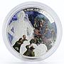 Cameroon 1000 francs Alexander Suvorov Russian general colored silver coin 2019
