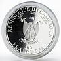 Cameroon 500 francs Schoolar Rembrandt art colored proof silver coin 2017