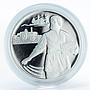 Cameroon 500 francs Seedsman Sower mill tractor proof silver coin 2020