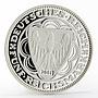 Germany 5 marks 100th Anniversary Bremerhaven restrike ship proof Ag coin 2001