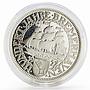 Germany 5 marks 100th Anniversary Bremerhaven restrike ship proof Ag coin 2001