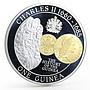 Tristan da Cunha 1 guinea The History of the Guinea Charles II silver coin 2013