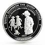 Malawi 20 kwacha Young Girl Guide Elizabeth II Queen Mother silver coin 1997