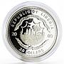 Liberia 20 dollars Sydney Olympic Games Field Hockey Koala silver coin 2000