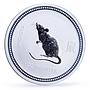 Australia 1 dollar Lunar Calendar series I Year of the Mouse silver coin 2008