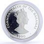 Bahamas 10 dollars Discovery of the New World Columbus proof silver coin 1990