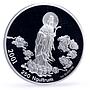 Bhutan 250 ngultrums Religion Buddhism Goddess Guanyin proof silver coin 2001