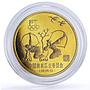 China set of 4 coins Moscow Summer Olympic Games brass coins 1980
