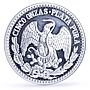 Mexico 5 oz Declaration of Independence 1810 Libertad silver medal coin No Date