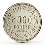 Hungary 3000 forint Centennial of Birth of Margit Kovacs silver coin 2002