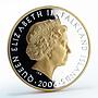 Falkland Islands 50 pence Queen Elizabeth 80th birthday silver coin 2006