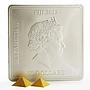 Fiji 50 dollars The Great Pyramids of Giza Two Gilded Figures silver coin 2012