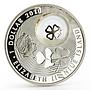 Niue 1 dollar Lucky Coins series The Four Leaf Clover Good Luck silver coin 2010