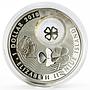 Niue 1 dollar Lucky Coins series The Four Leaf Clover Good Luck silver coin 2010