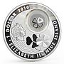 Niue 1 dollar Lucky Coins series The Four Leaf Clover Good Luck silver coin 2010