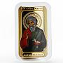 Cameroon 1000 francs Saint Andrew The First Called Icon gilded silver coin 2020