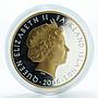 Falkland Islands 50 pence Queen Elizabeth 80th birthday silver coin 2006