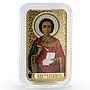 Cameroon 1000 francs Saint Panteleimon colored silver coin 2020