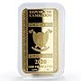 Cameroon 1000 francs Saint Panteleimon colored silver coin 2020