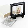 Cameroon 1000 francs Saint Panteleimon colored silver coin 2020