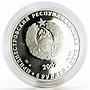 Transnistria 5 rubles Kolkotov Reserve Big Deer Animals Fauna silver coin 2007
