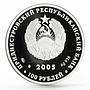 Transnistria 100 rubles Zodiac Signs series Sagittarius silver coin 2005