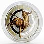 Niue 50 cents Lunar Calendar series Year of the Ox proof silver coin 2021
