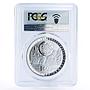 Armenia 1000 drams The Year Of The Caucasian Leopard PR70 PCGS silver coin 2019