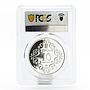 Ukraine 10 hryvnias Magdeburg Right in Kyiv PR69 PCGS silver coin 1999