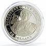 Bahamas 25 dollars Discovered New World series Columbu's Ship silver coin 1991