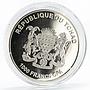 Chad 1000 francs History of Ships series La Boudeuse proof silver coin 2016