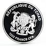 Chad 1000 francs History of Ships series La Boudeuse proof silver coin 2016
