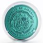 Liberia 5 dollars History of Winter Sports Hockey niobium coin 2006
