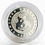 Tajikistan 3 somoni 80th Anniversary of Dushanbe City silver coin 2004