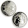 Tajikistan set of 4 coins 15th Anniversary of Independence silver coins 2006