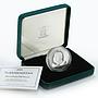 Turkmenistan 500 manat 10th Anniversary Independence silver proof coin 2001