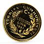 Turkey 1000000 lira Lydian Empire series King Coesus gold coin 1997