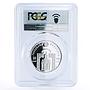 Belarus 10 Rubles St. Euphrosyne of Polotsk PR70 PCGS silver coin 2008