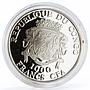 Congo 1000 francs Church Ceremomies series Sacrament of Wedding silver coin 2011