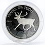 Cameroon 1000 francs 100th Anniversary of Karelia Flying Goose silver coin 2019