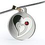 Cameroon 100 francs Heart Pendant proof silver coin 2020