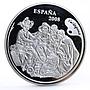 Spain 50 euro Spanish Painters series Velasquez and His Art silver coin 2008
